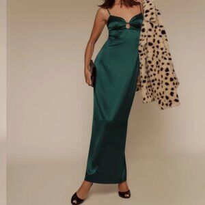Reformation Sathia Silk Dress